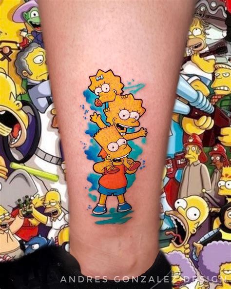 simpsons tattoo